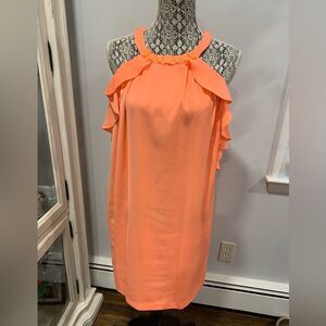 H&M Mini Dress Vibrant Orange Chic Design
